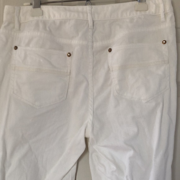 Cache white jeans size 12 - Picture 2 of 6